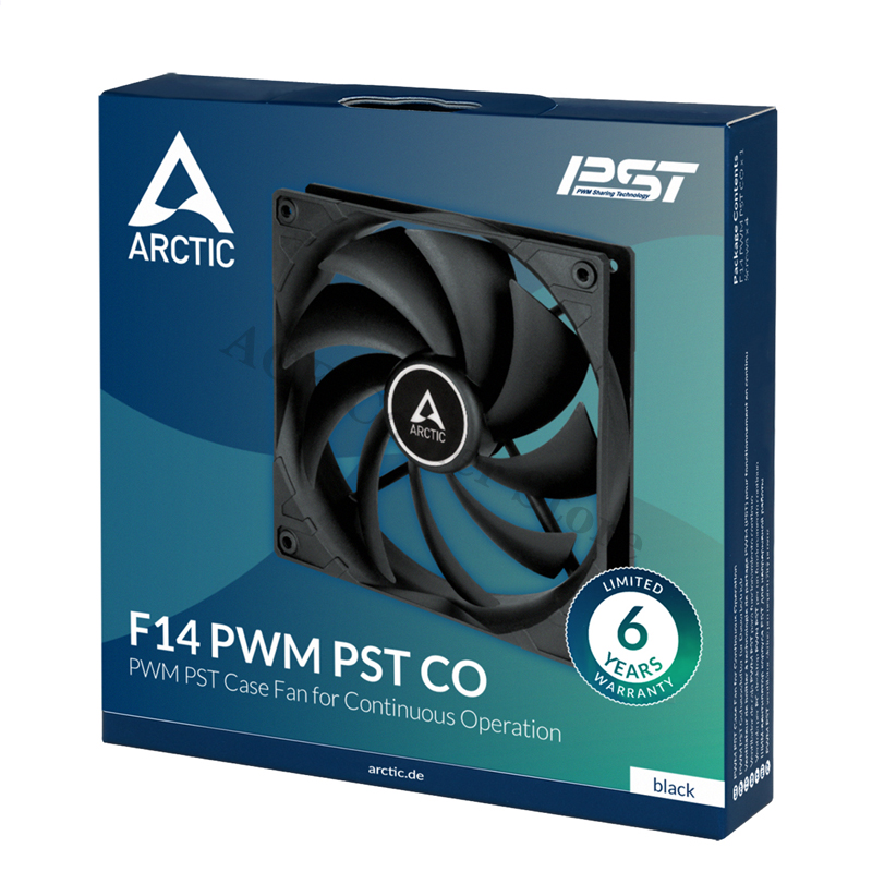 Case Fan Controller - ARCTIC F14 PWM PST/CO Black 14cm
