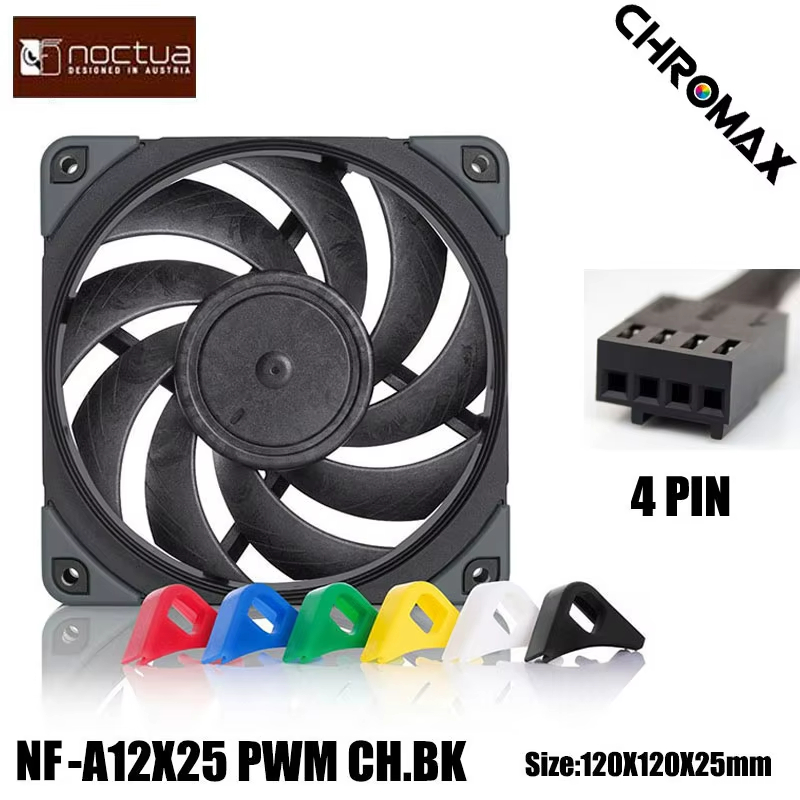 Case Fan Controller - Noctua NF-A12x25 PWM 12CM Case Fan