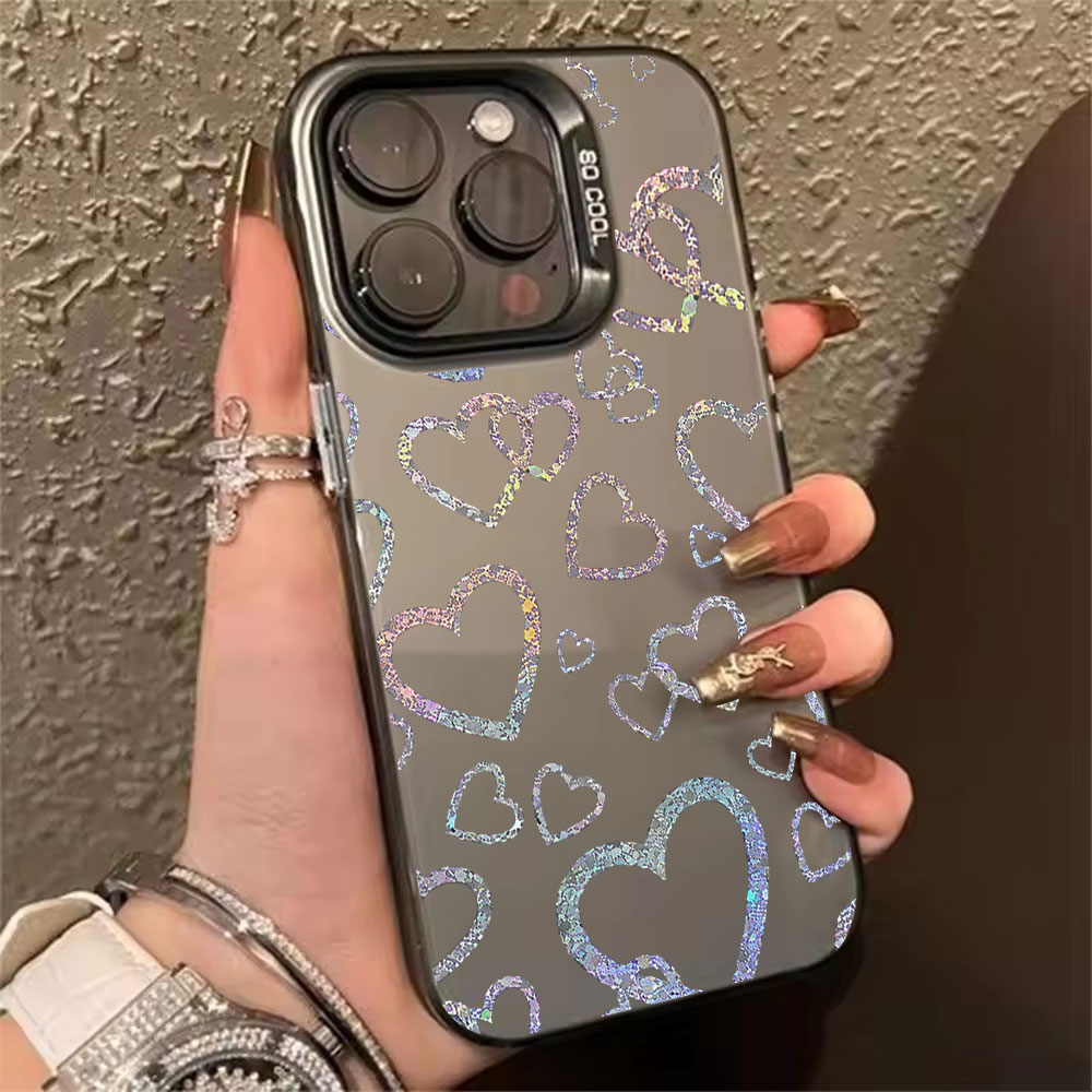 Colorful Heart Print Case For  - đánh giá và giá Computer Case